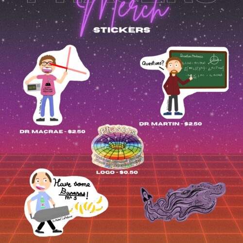 Phasers logo sticker