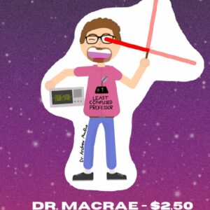 Dr MacRae sticker