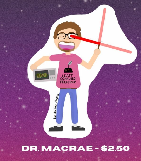 Dr MacRae sticker