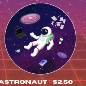 Astronaut sticker